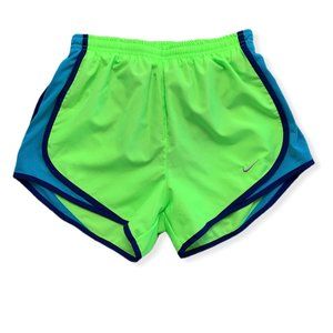 Nike Running Shorts Womens (XS) DRI-FIT Neon Green